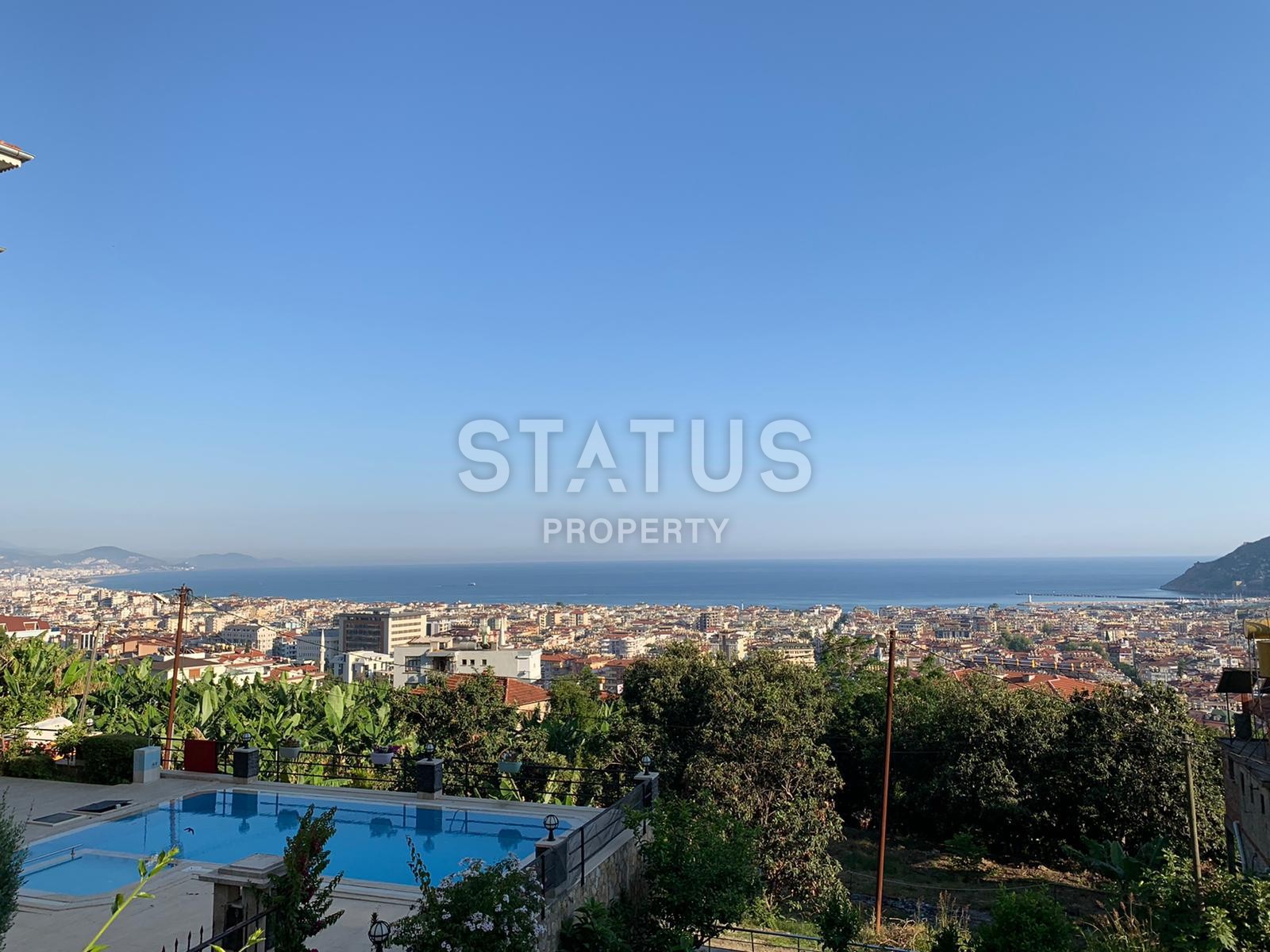 Stunning garden dublex with a gorgeous view of the sea and the fortress of Alanya фото 1