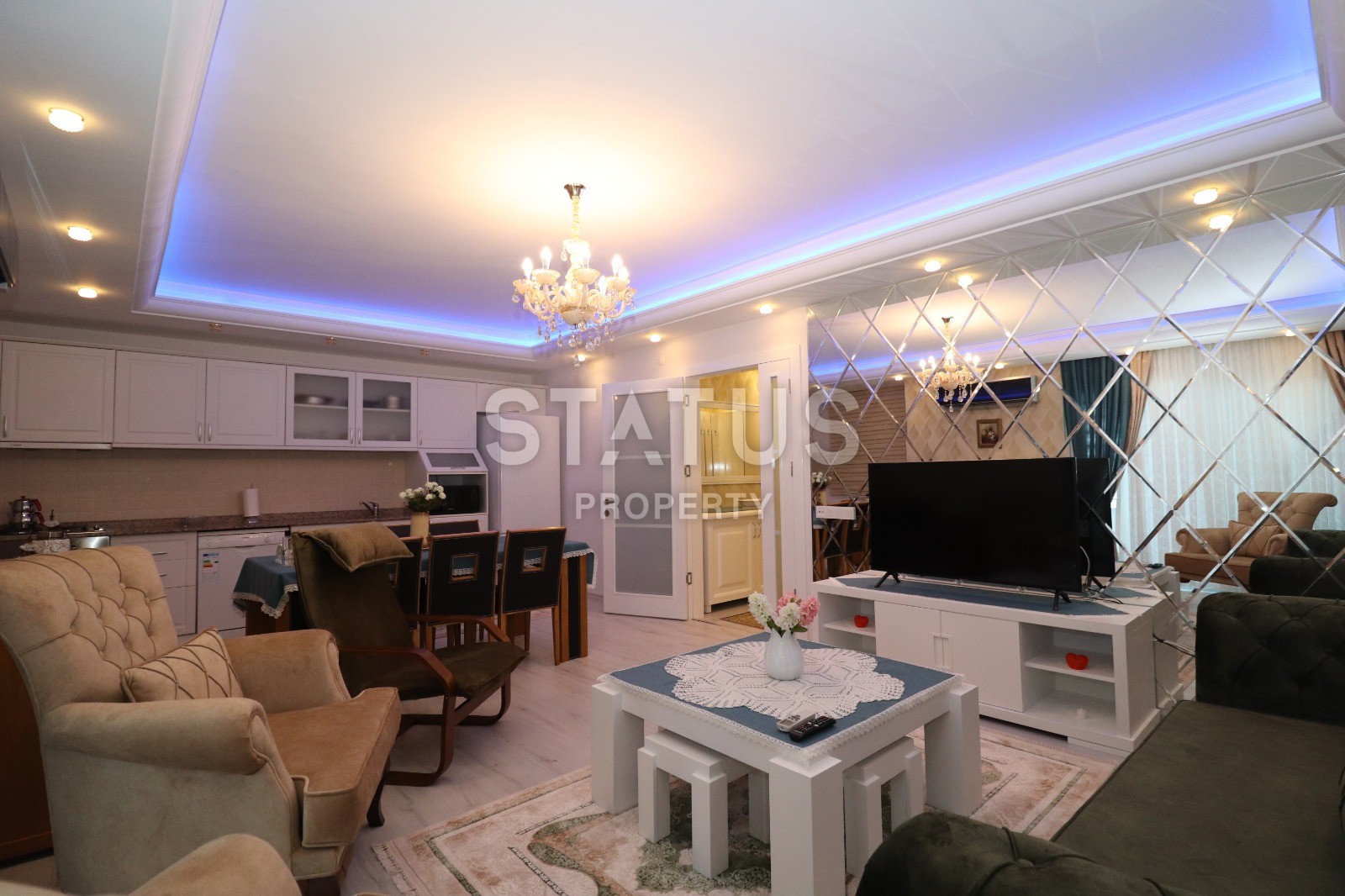 Apartment with furniture and appliances in Mahmutlar! Great price 125 sq.m. фото 1