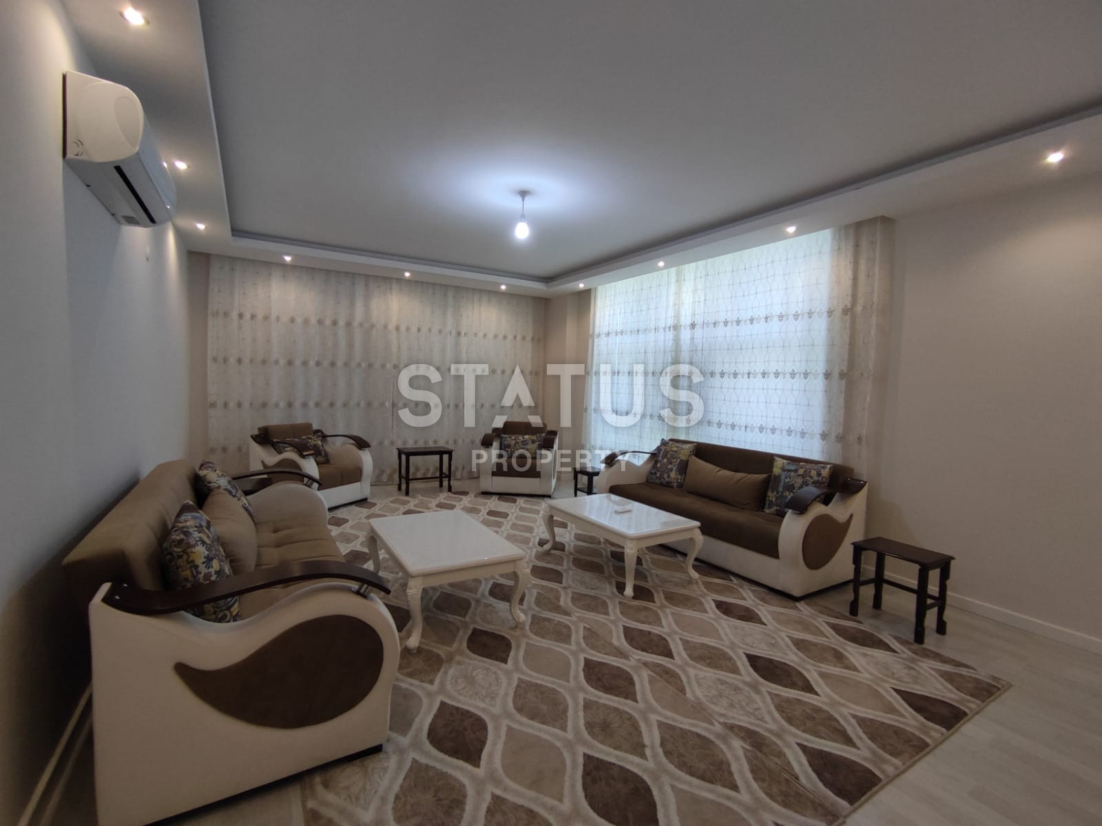 Четырёхкомнатная квартира с мебелью в Махмутларе, 145 кв. м. фото 2