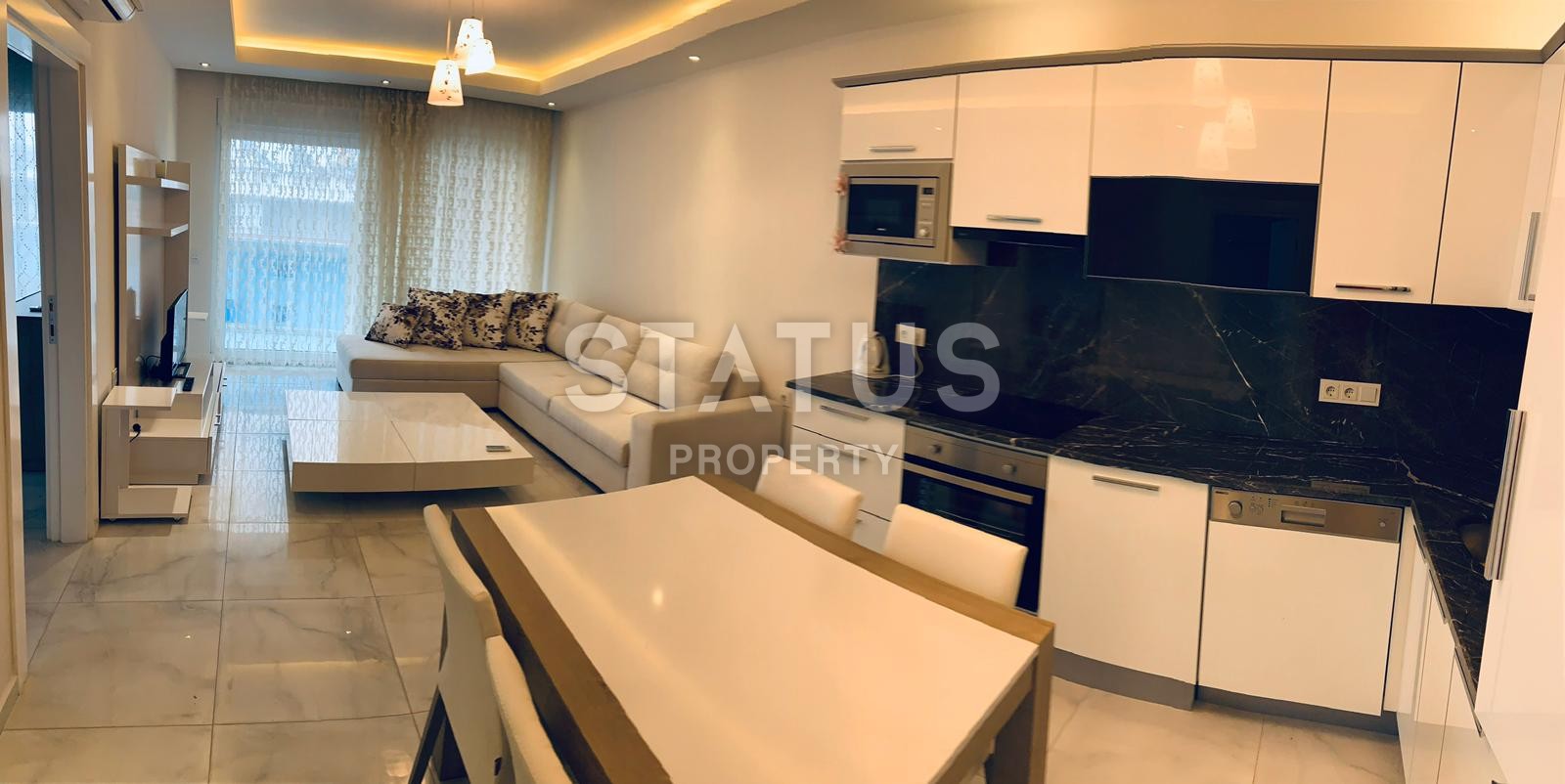 Furnished apartment in the center of Mahmutlar, 62 m2 фото 1