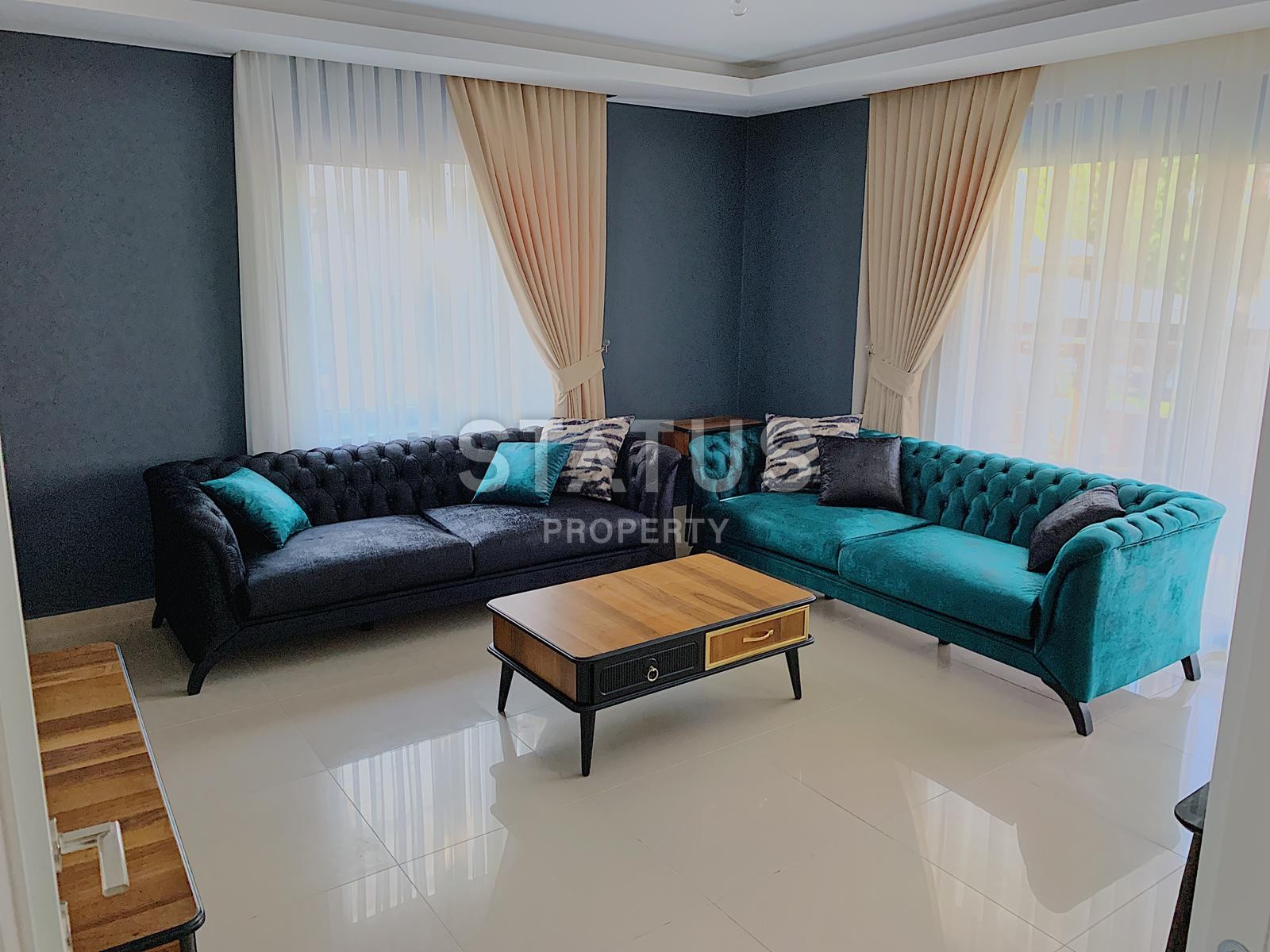 Apartment 2+1 furnished in a new complex in the center of Alanya фото 1