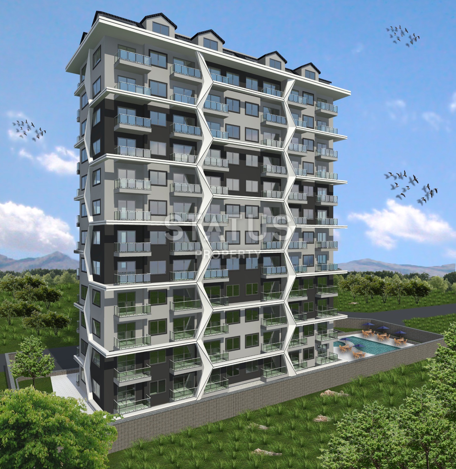 Квартиры по отличной стоимости в новом инвестиционном проекте в Махмутларе! 55 -100 м2. фото 2