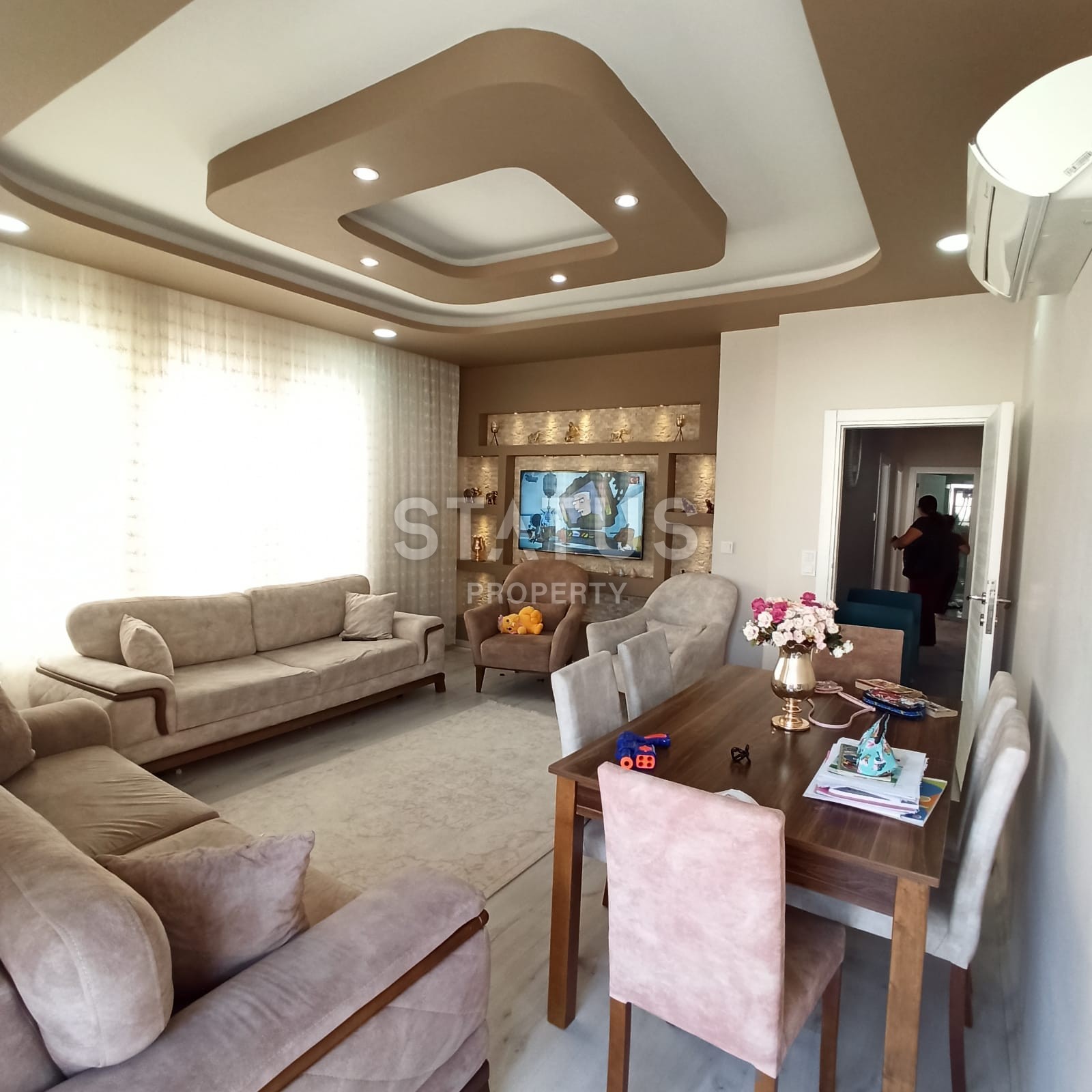 Cozy apartment 2+1 close to the sea, 107 m2. Center, Alanya. фото 1