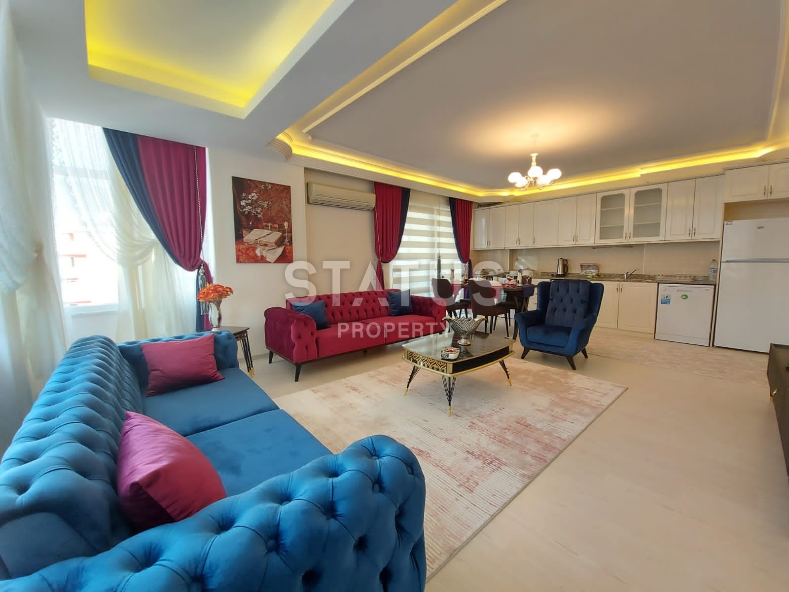 Two-room apartment with sea view, 115 m2. Mahmutlar, Alanya. фото 1