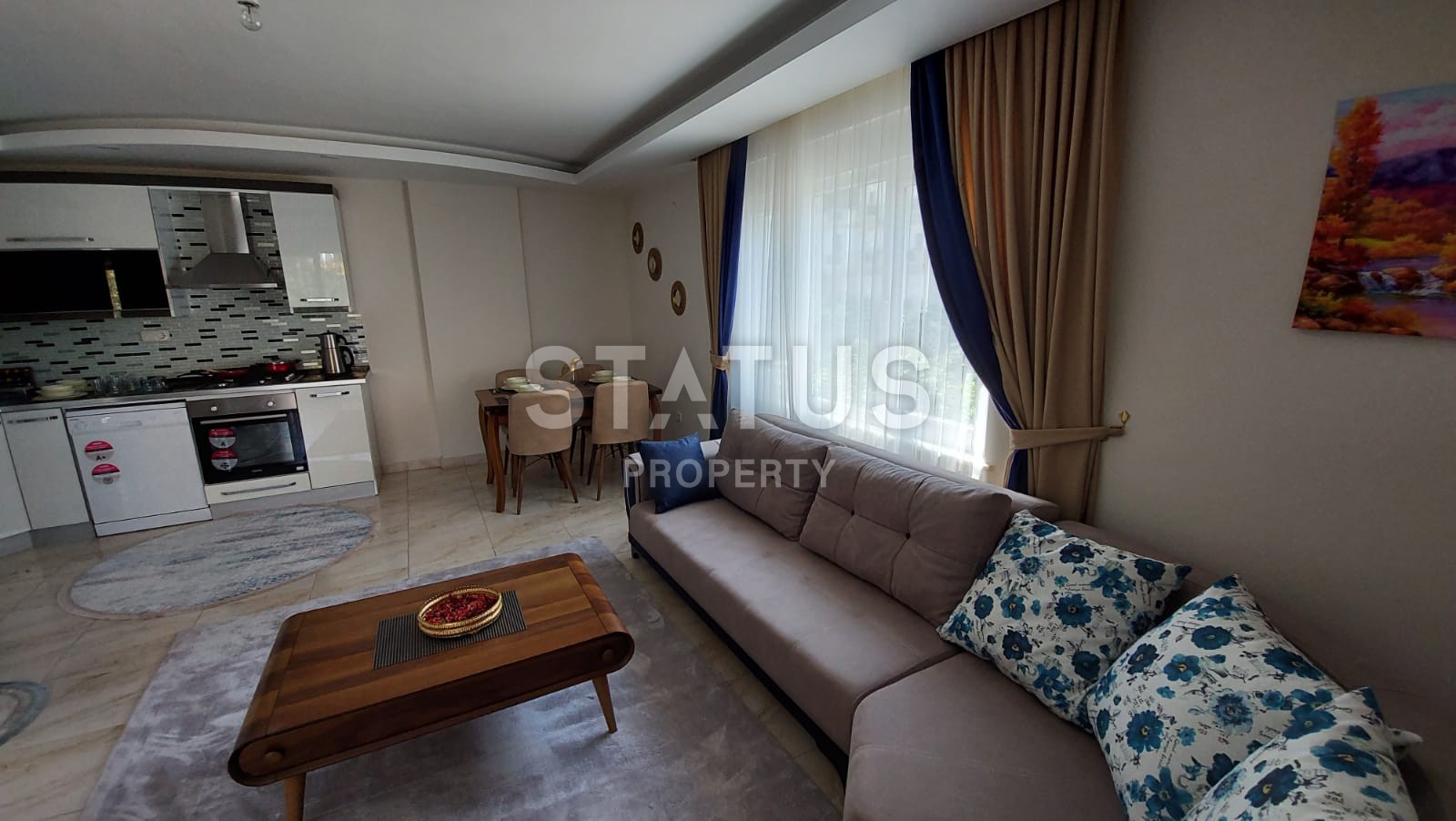 Excellent two-room apartment with furniture, 67 m2 фото 2