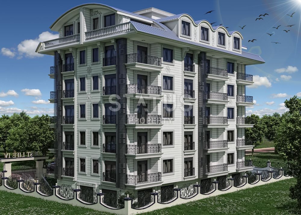 Апартаменты в комплексе на завершающем этапе строительства. Махмутлар, Алания. фото 2