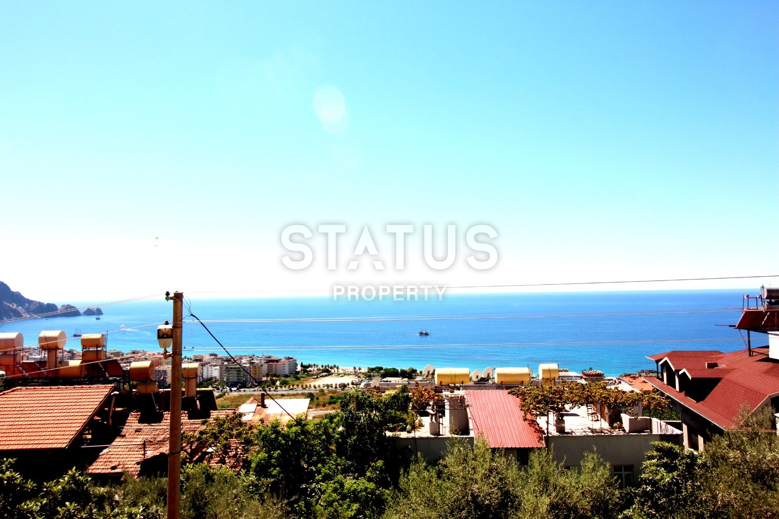 Investment plot of land with sea view 1000 m2 near Cleopatra beach. фото 2