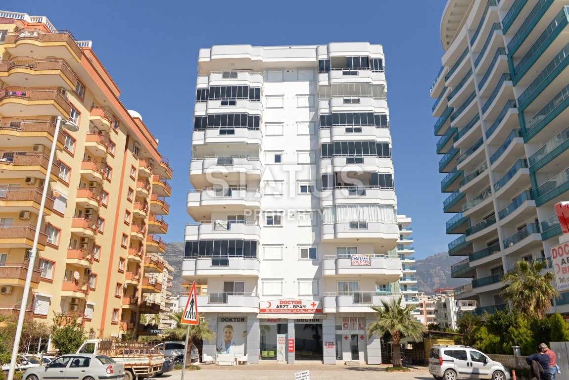 Direct sea view! First line! Three-room apartment with furniture in Mahmutlar area фото 2