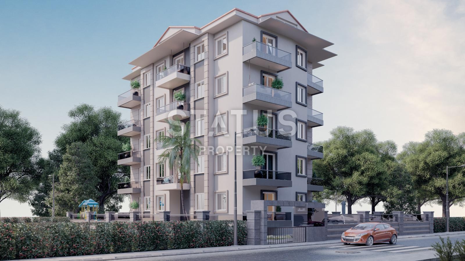 New investment project in Mahmutlar district, apartments of layouts 1+1, 2+1, 3+1, area 45-170m2 фото 2