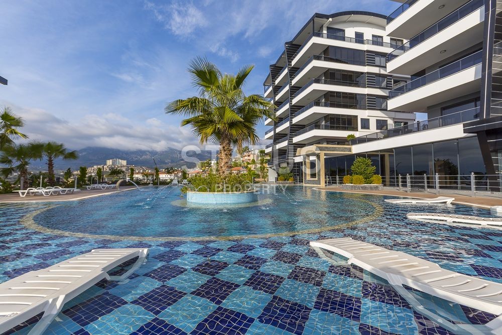 Duplex penthouse 3+1 in a luxury complex, 210 m2. Kargicak, Alanya. фото 1