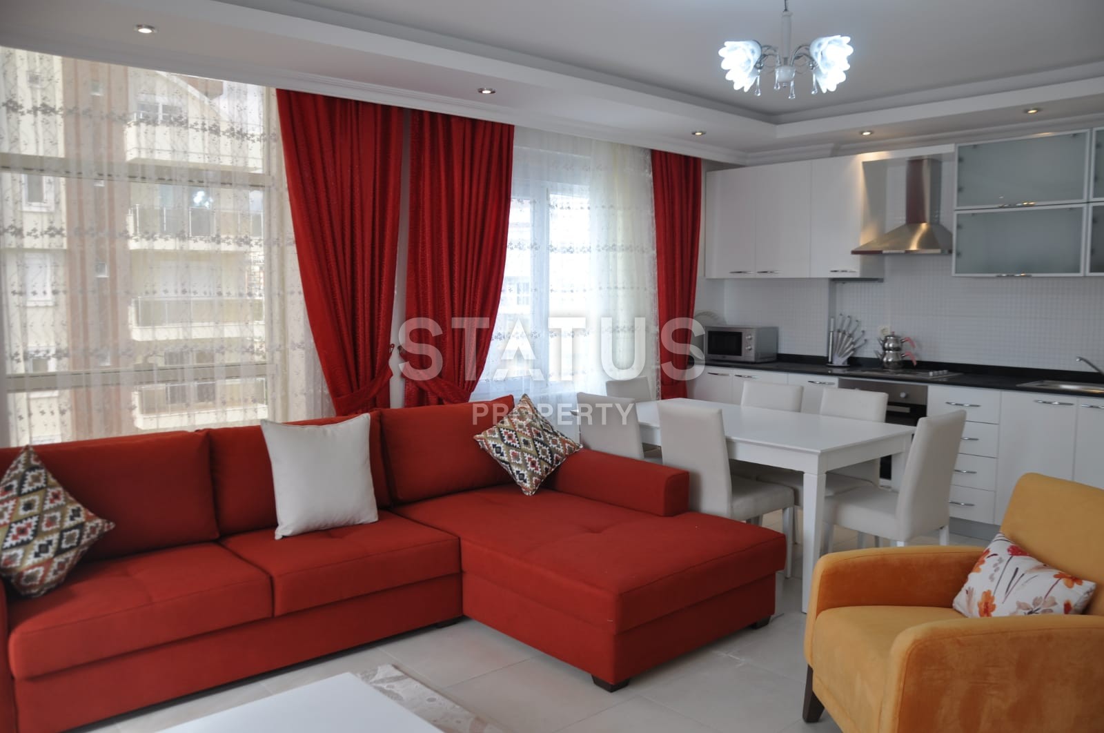 Furnished apartments in a hotel-type complex in Avsallar фото 1