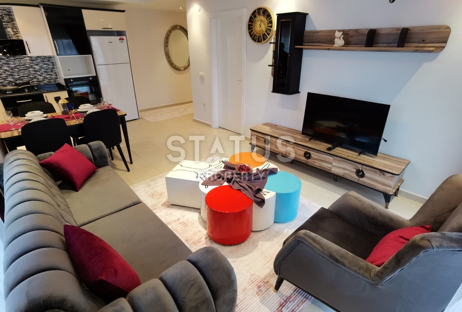 Furnished apartment 1+1 in the center of Mahmutlar, 70 m2 фото 2