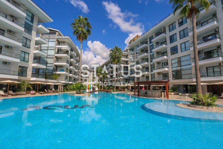 Апартаменты 1+1 с мебелью в элитном комплексе, 61 м2. Кестель, Алания. фото 1