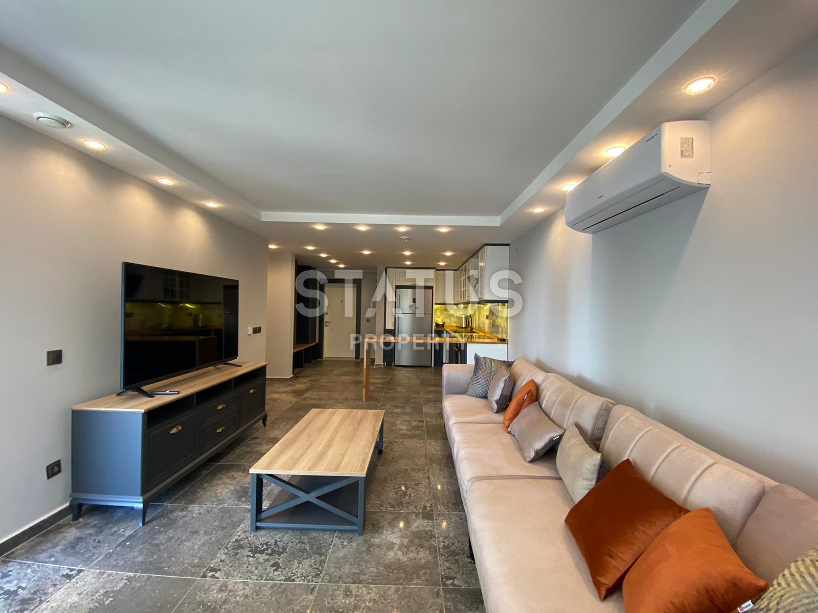 Furnished three-room luxury apartment in Cikcilli area 110m2 фото 1