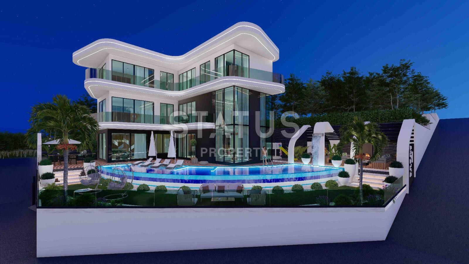 Luxury villa 6+1 under construction. Guaranteed Citizenship! 445 m2 фото 1