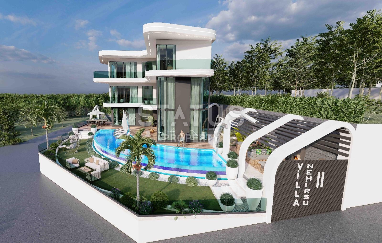 Luxury villa 6+1 under construction. Guaranteed Citizenship! 445 m2 фото 2