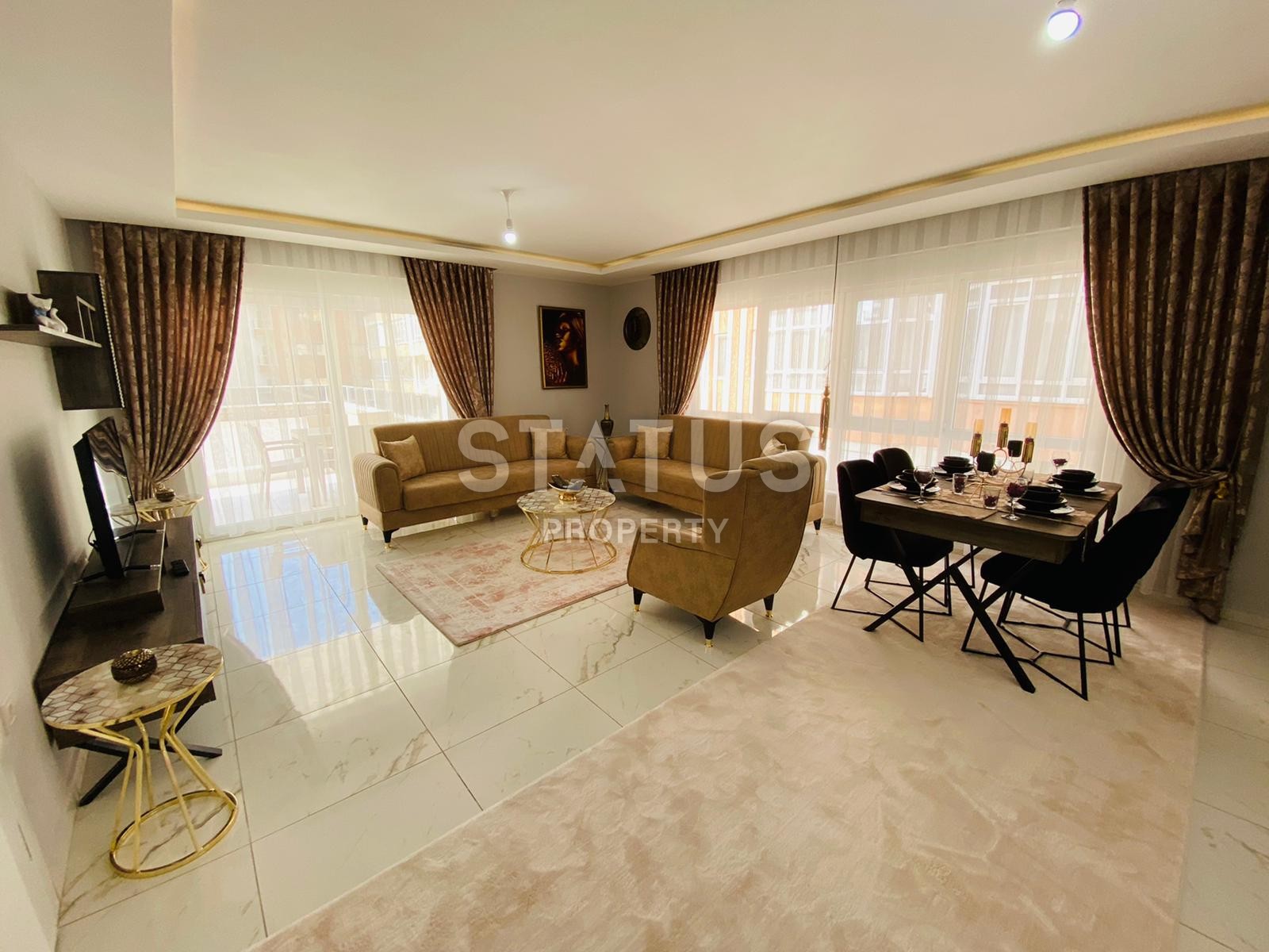 Furnished three-room apartment with a large terrace, 120 m2 фото 1