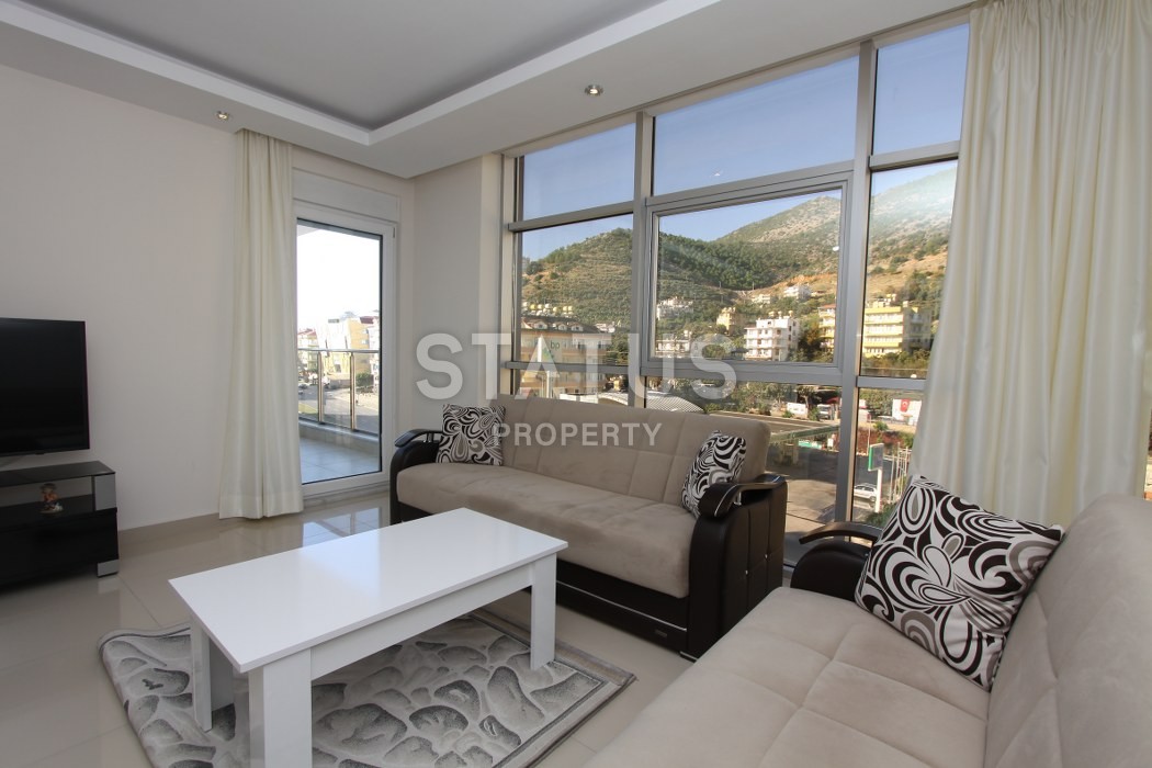 Furnished apartment in the center of Alanya on a high floor! 65 sq.m. фото 1