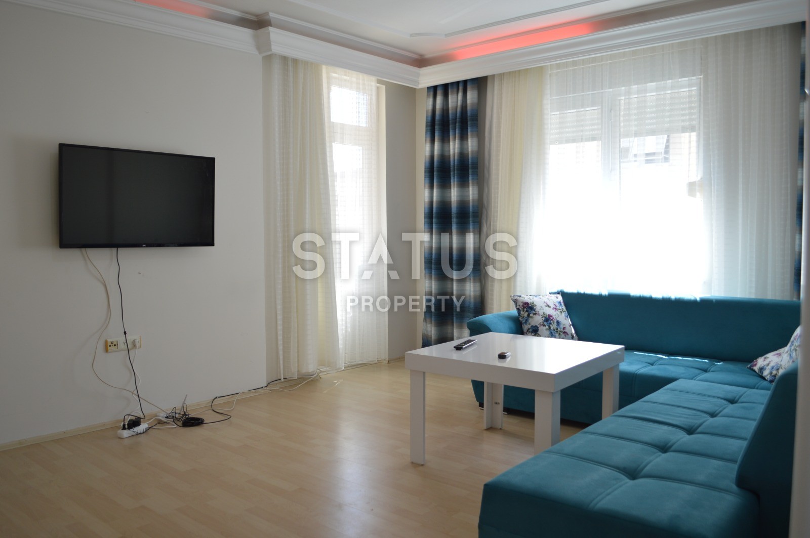 Three-room apartment near Cleopatra beach with furniture and appliances! 100 sq.m. фото 1