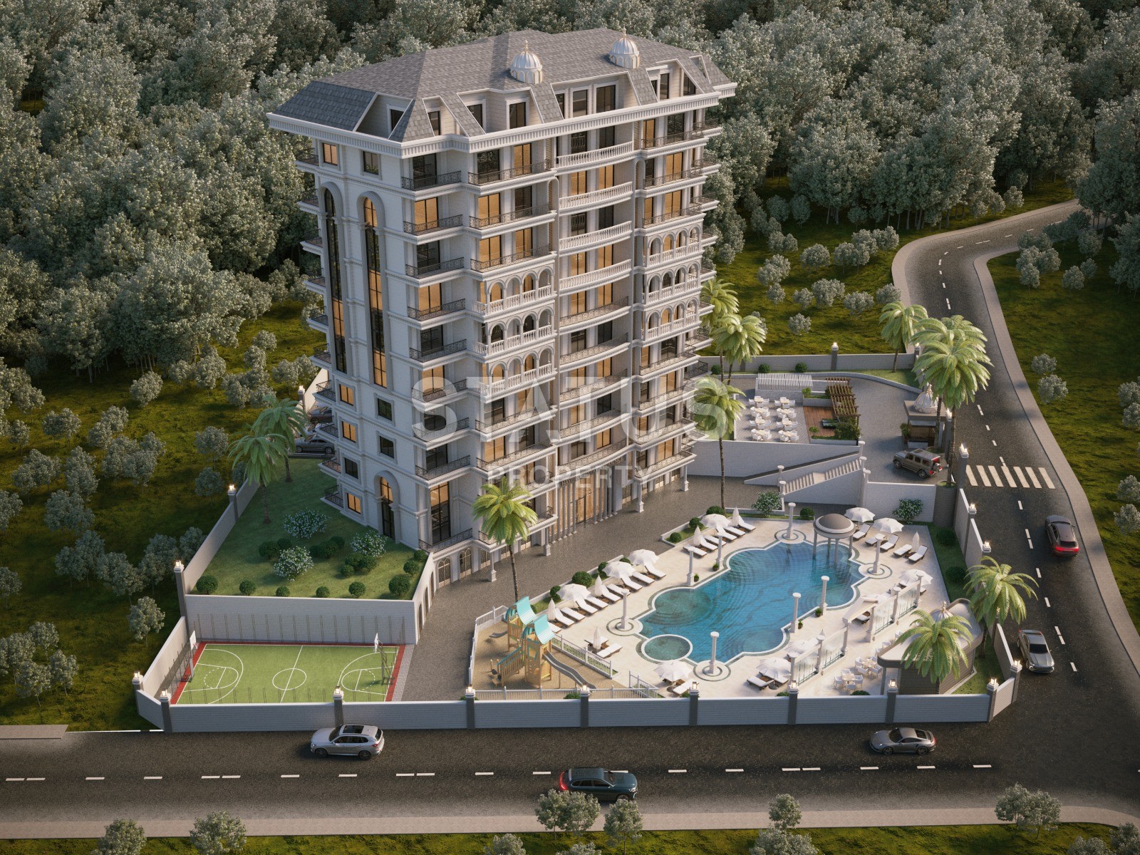 New investment project within walking distance from the sea. Avsallar, Alanya. фото 1