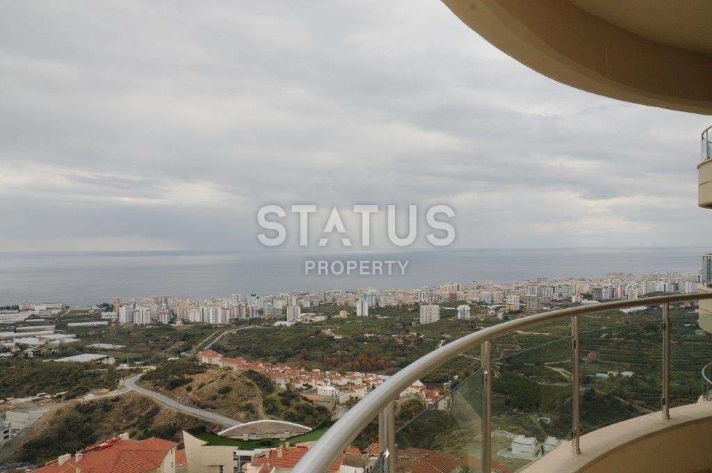 Furnished apartment 2+1 with panoramic sea views, 101 m2. Kargicak, Alanya. фото 1