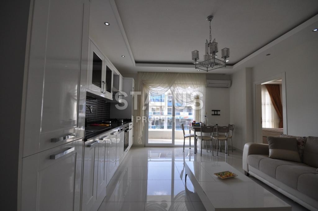 Spacious 1+1 apartment with furniture and appliances by the sea in the Kestel area, 70 m2. фото 2
