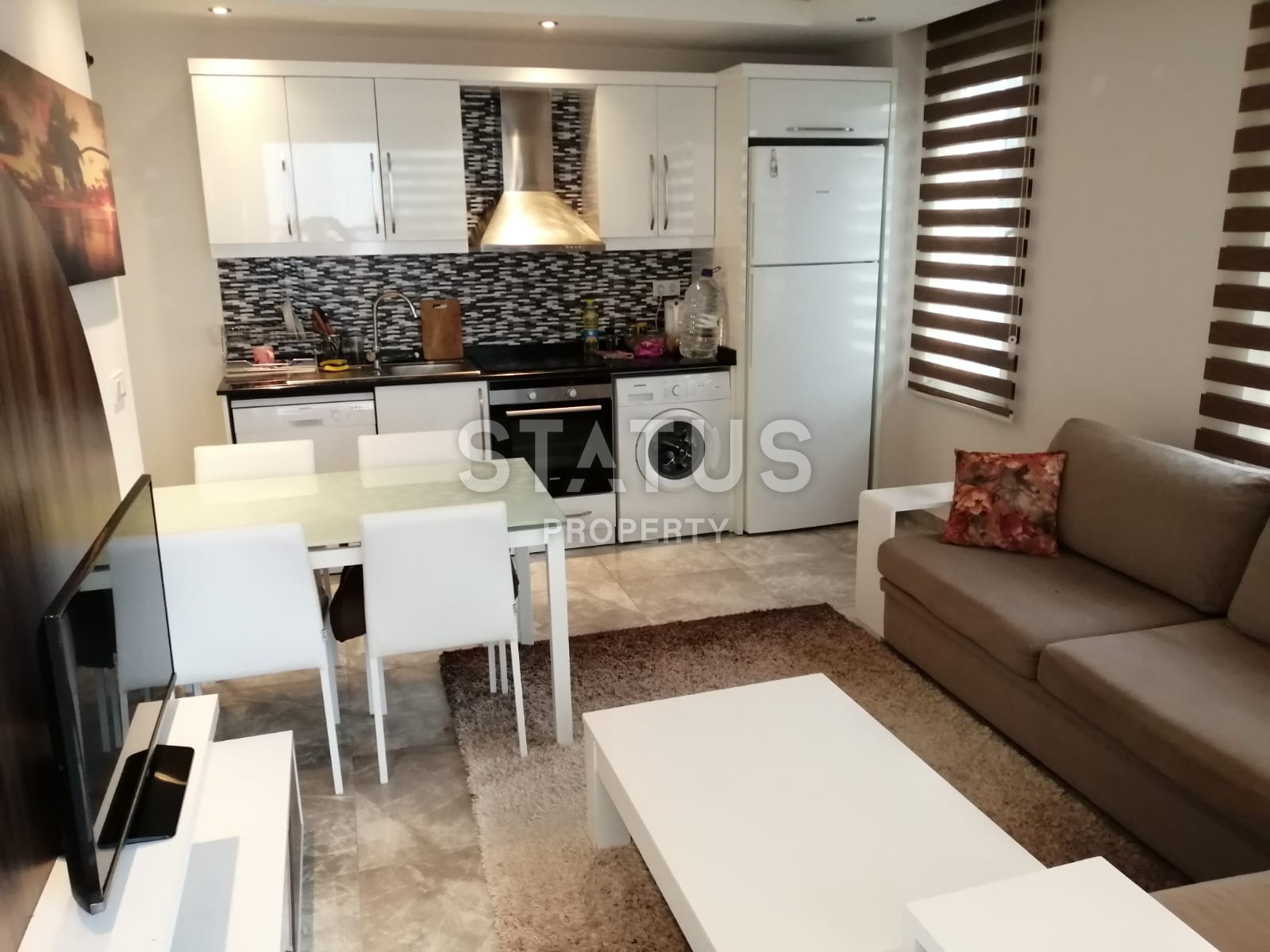 Furnished 1+1 layout apartments in a complex with infrastructure, Oba district, Alanya фото 2