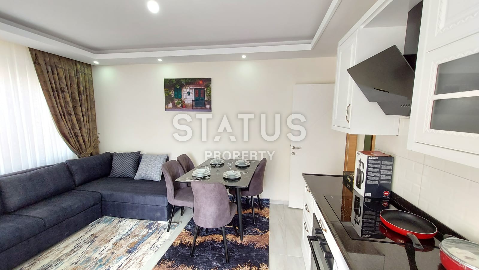 Apartment 1+1, 57 m2 in the center of Alanya. фото 1