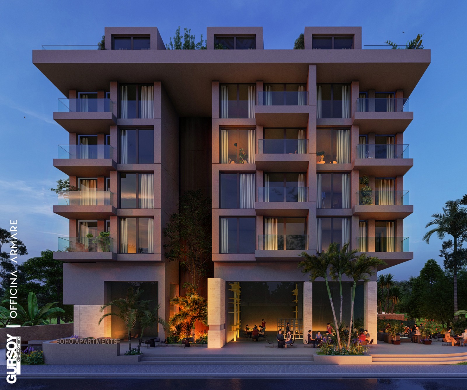 Проект на стадии котлована с апартаментами 1+1 и 3+1, в шаге от моря в элитном районе Каргыджак, 60 – 120 м2 фото 1