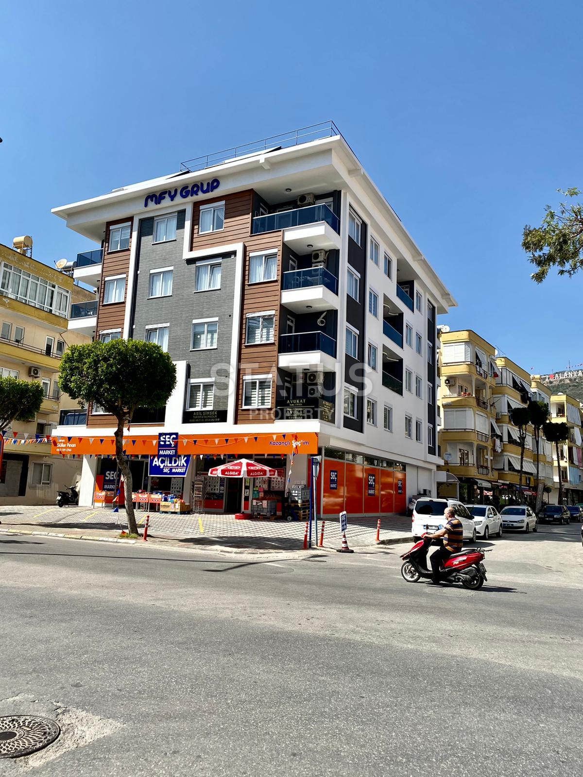 One-bedroom unfurnished apartment in the center of Alanya, 53m2 фото 1