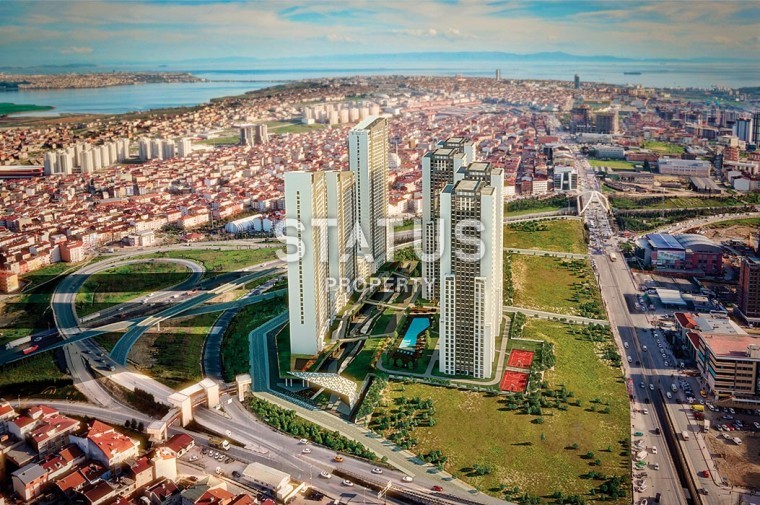 Apartments of different layouts in the new complex of the Esenyurt district in Istanbul. Super prices! photos 1