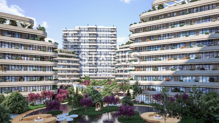 Инвестиционный проект в престижном районе Бахчелиэвлер. Апартаменты 77 – 284 м2. Стамбул. фото 1