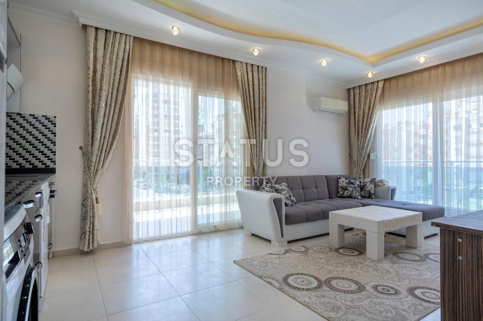 Super apartment in the center of Mahmutlar! Furniture and appliances available! High floor! 65 sq.m. фото 1