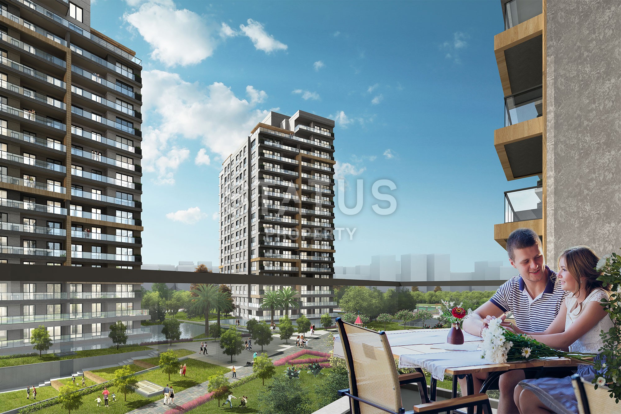 Complex for investment and living, apartments from 1+1 to 4+1 in Umraniye, Istanbul. фото 2
