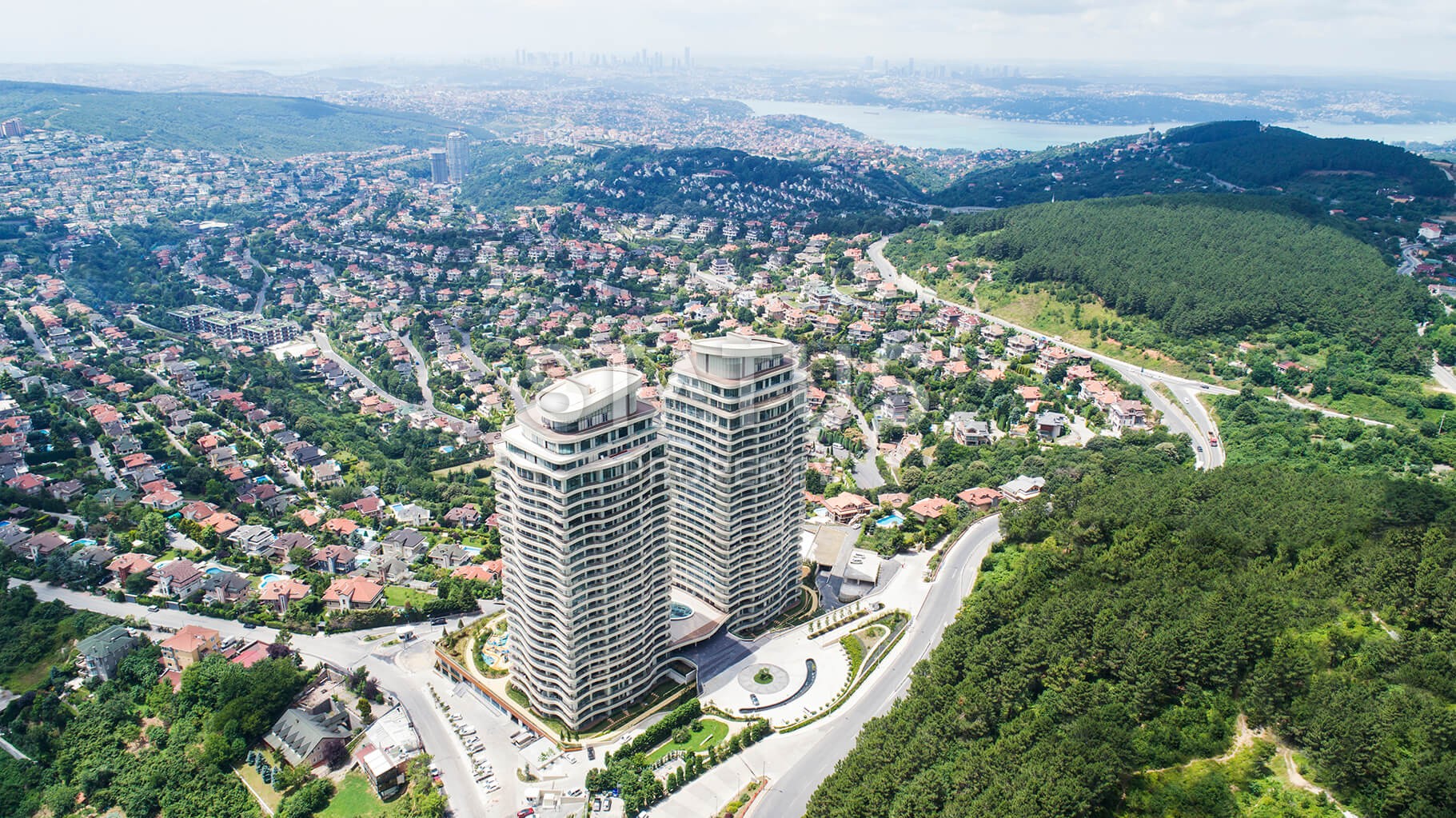 Апартаменты разных планировок от 159 м² до 268 м² в самом престижном районе Бейкоз, Стамбул. фото 1