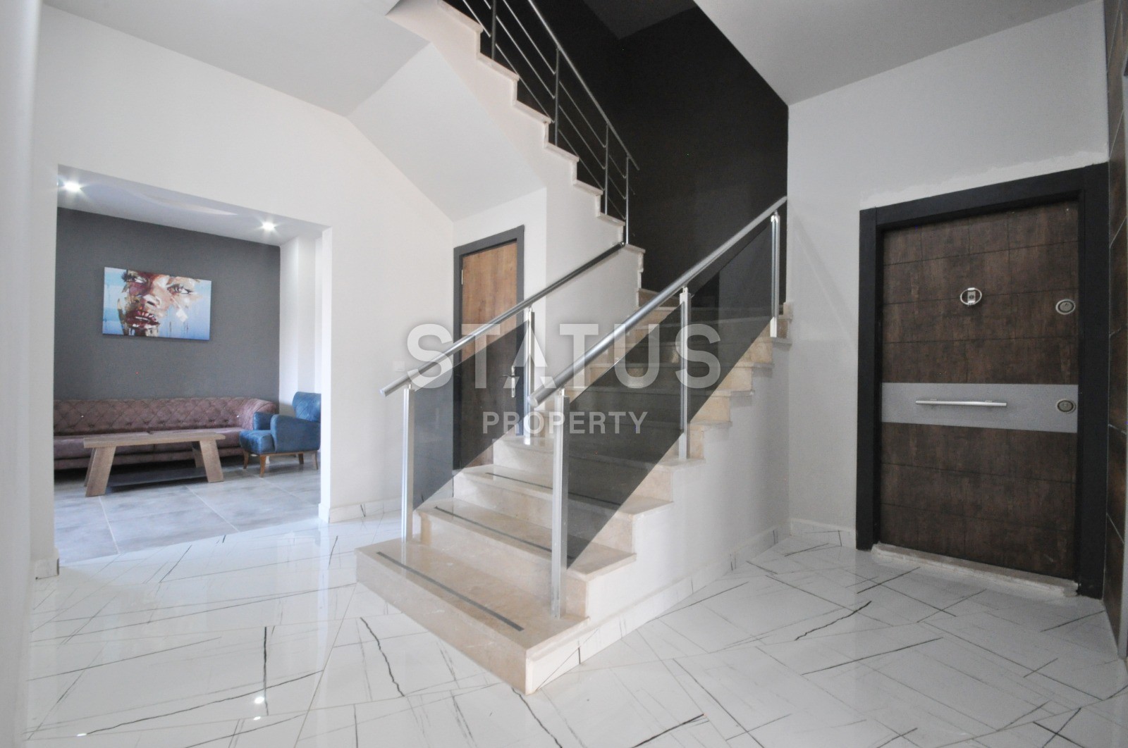 Apartment 1+1, 45 m2 in a new house with a swimming pool near Naula in Mahmutlar. фото 2