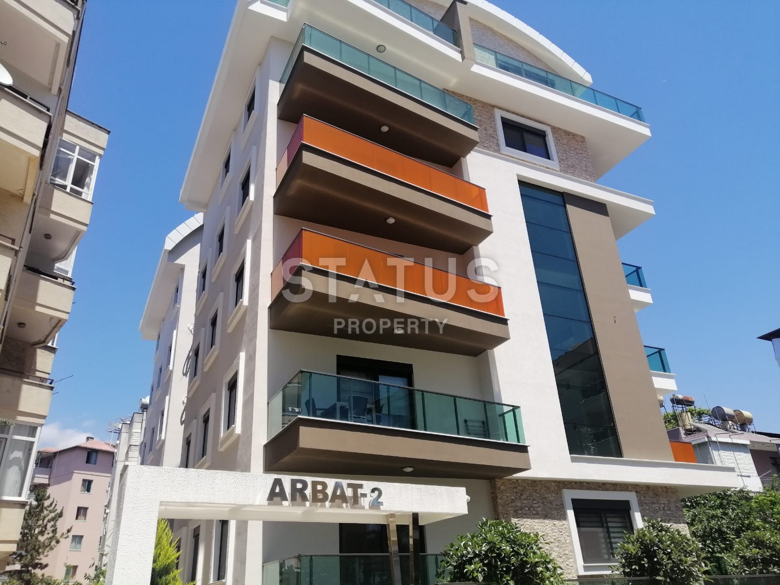Two apartments 3+1 in a new building, 100 meters from the beach. Center, Alanya. фото 1