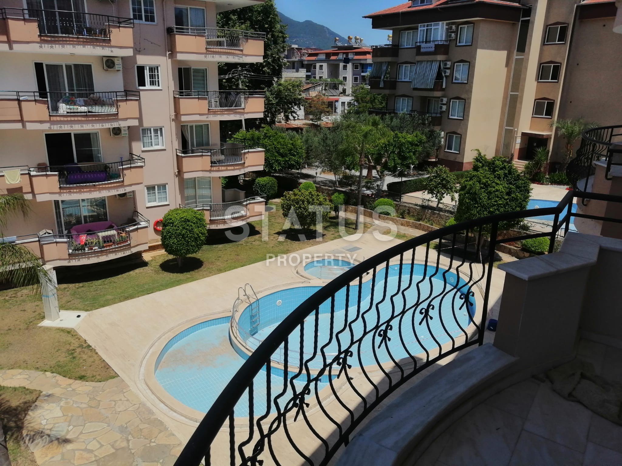 Furnished cozy apartment 2+1, 110 m2 with excellent views of the Taurus Mountains in Oba. фото 1