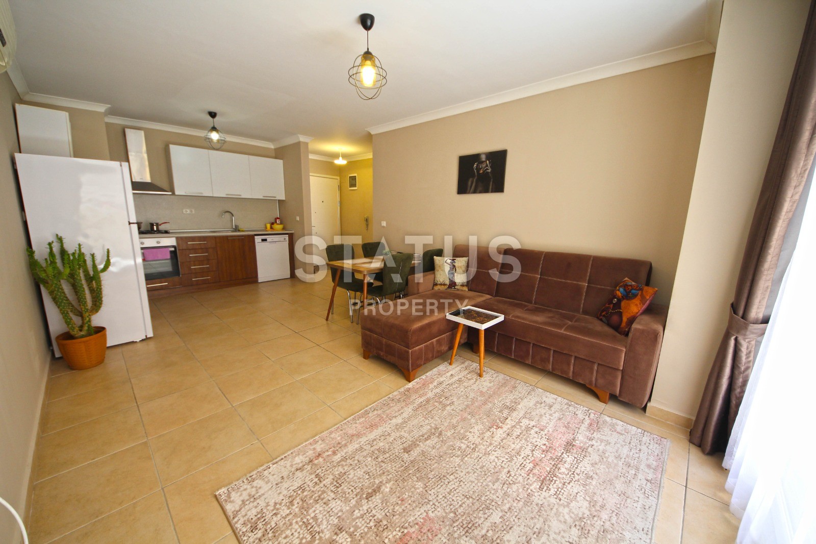 Budget one-bedroom apartment in a popular complex in the center of Mahmutlar, 70m2 фото 2