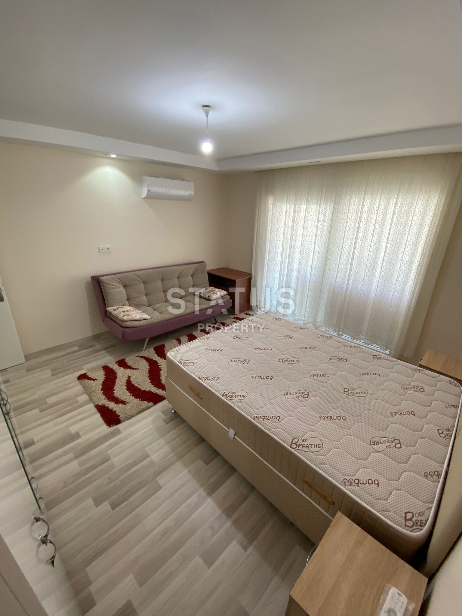 Spacious apartment of 1+1 layout, 70 m2 with partial sea view in Mahmutlar, Alanya фото 2