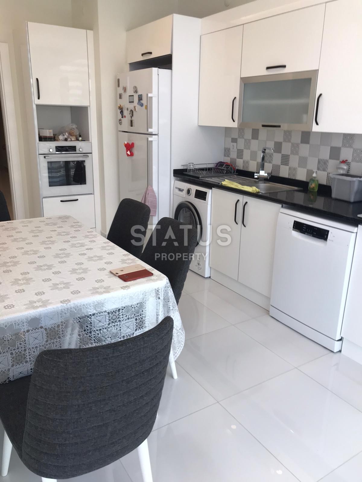 New furnished 3+1 layout apartment, 150 m2 in the center of Alanya фото 2