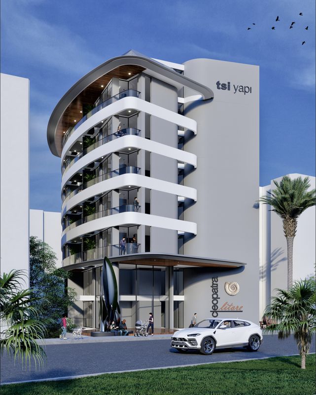 Investment project in the city center (Cleopatra area), 47 - 129 m2 фото 2