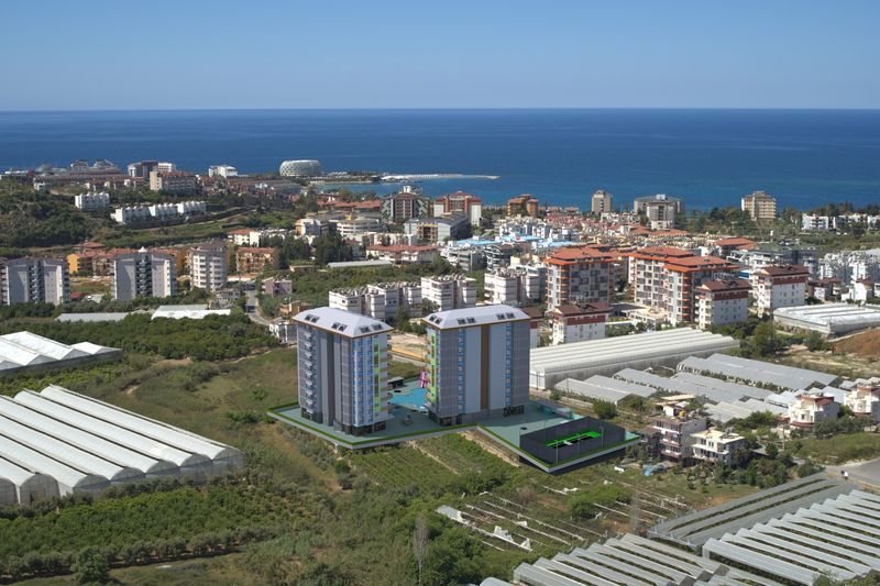 New project for investment. Apartments 1+1, 2+1 and 3+1 with panoramic views in Avsallar. фото 2