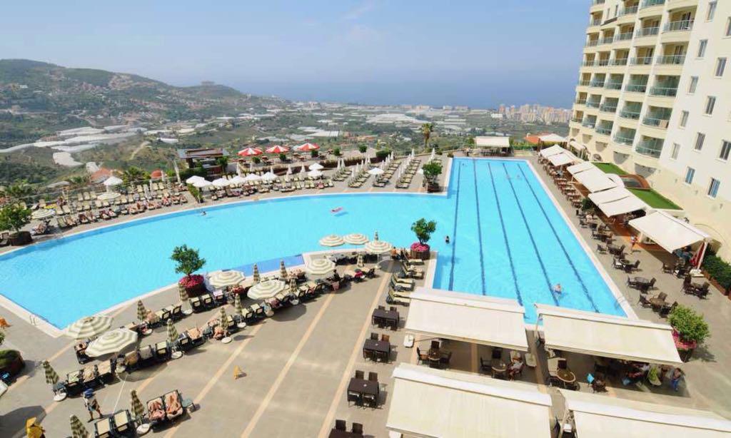 Apartment 3+1 with a gorgeous view in the complex, grandiose scale, 120 m2. Kargicak, Alanya. фото 1