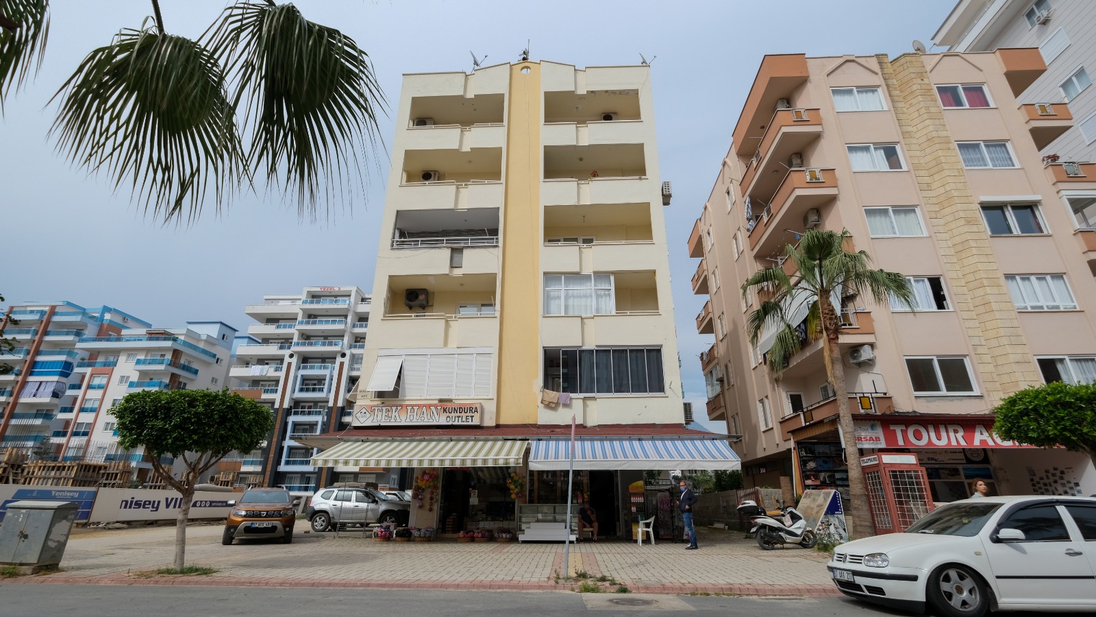 Inexpensive apartment 2+1 with a sea view on the street. Barborossa, 100 m2 фото 1