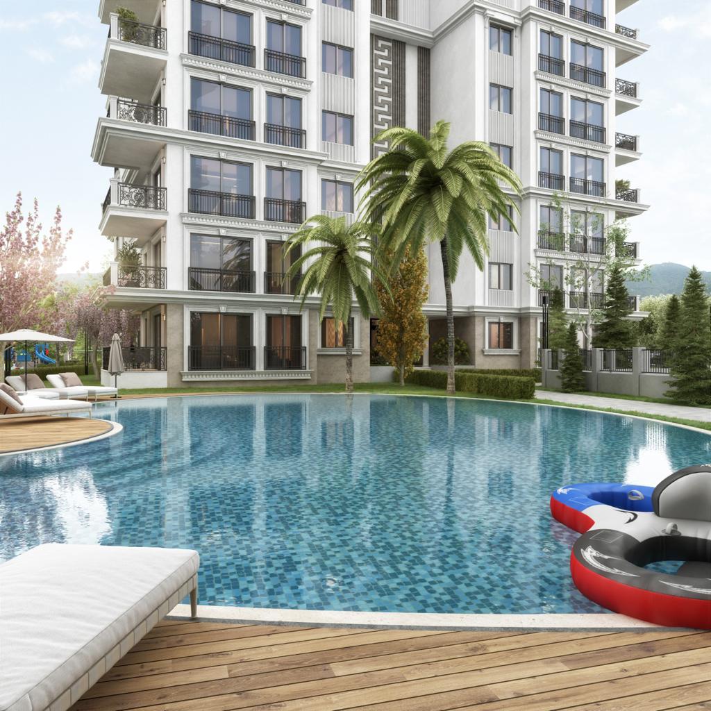 Luxurious investment project in the center of Alanya. Apartments 1+1, 2+1 and 3+1 from 55 m2. фото 1