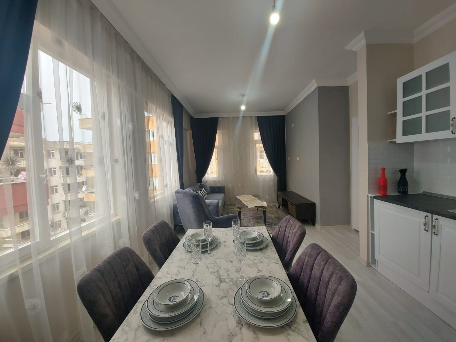 Three-room apartment renovated on the street. Barbarossa in Mahmutlar, 100 m2 фото 2