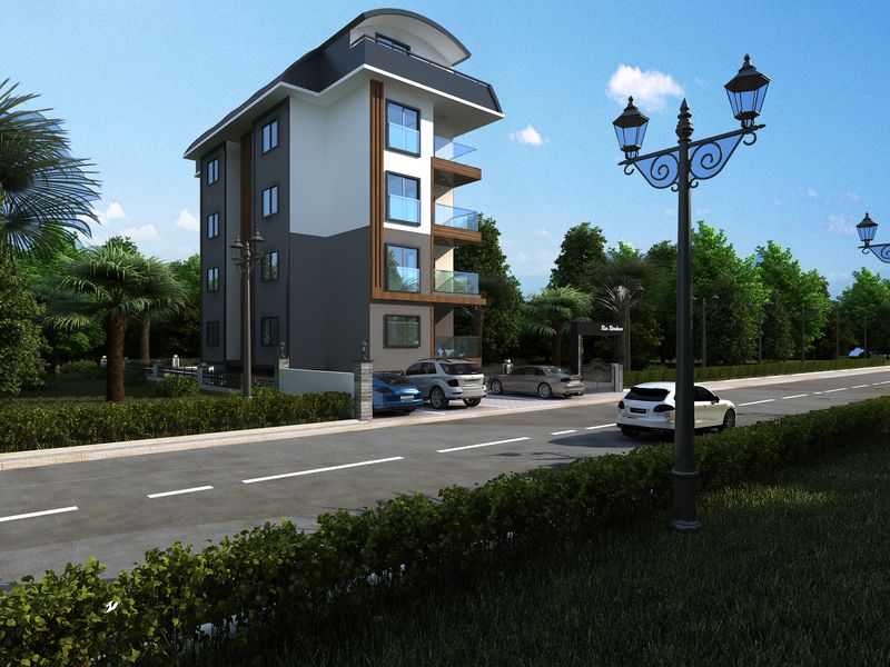 Проект нового жилого комплекса с многокомнатными квартирами от 80 до 180 м2 в окружении природы района Оба. фото 2