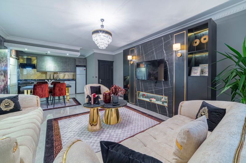 Three-room apartment with luxurious furniture and new renovation at the beginning of the Mahmutlar district, 115m2 фото 1