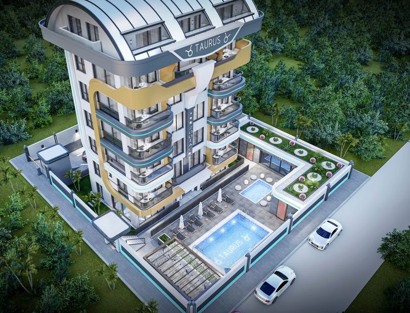 New project in the prestigious area of Kestel! 100 meters from the sea! фото 1